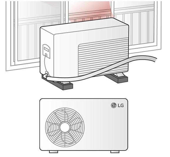 LG 휘센 에어컨 미지근한 바람이 나와요 해결방법